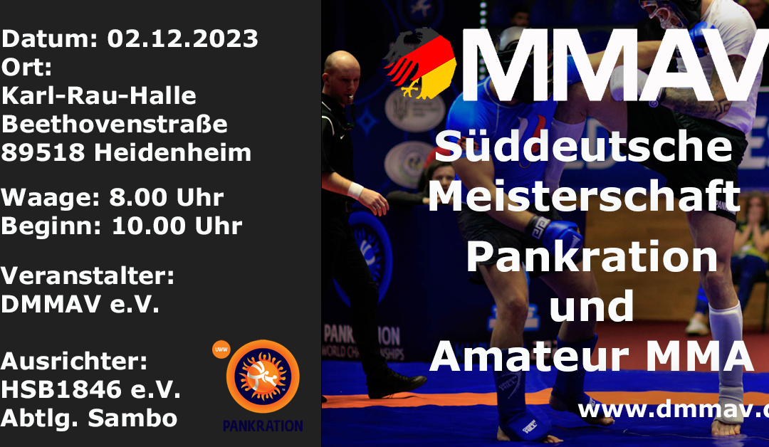 Süddeutsche Meisterschaften Pankration & Amateur MMA