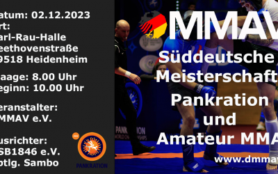 Süddeutsche Meisterschaften Pankration & Amateur MMA
